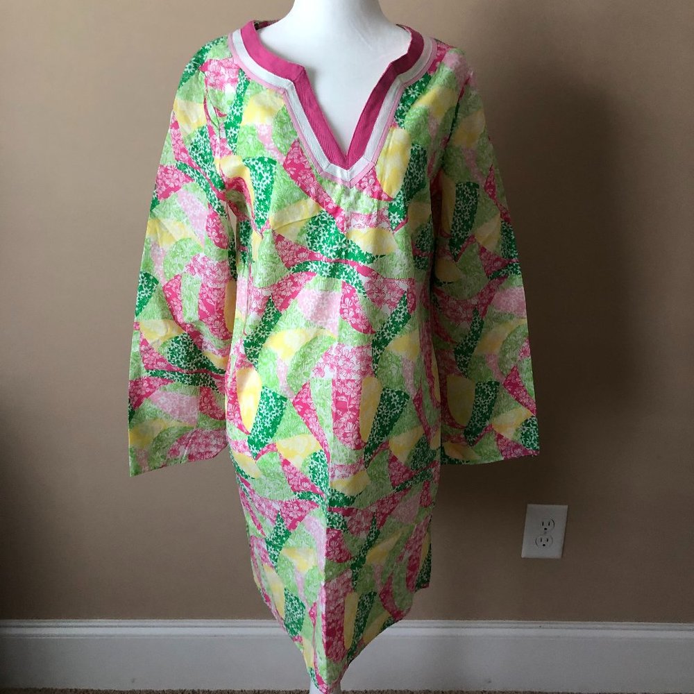 Lilly Pulitzer Elina Tunic Multi Wing Ding Size S